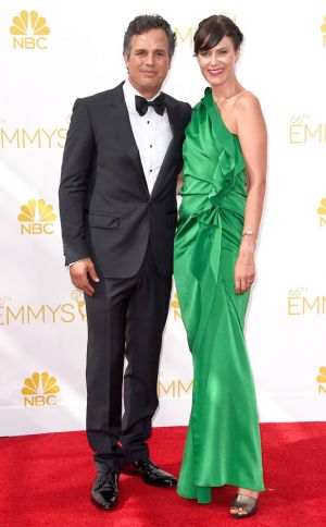 Mark Ruffalo and Sunrise Coigney - Emmys 2014 red carpet photos.jpg